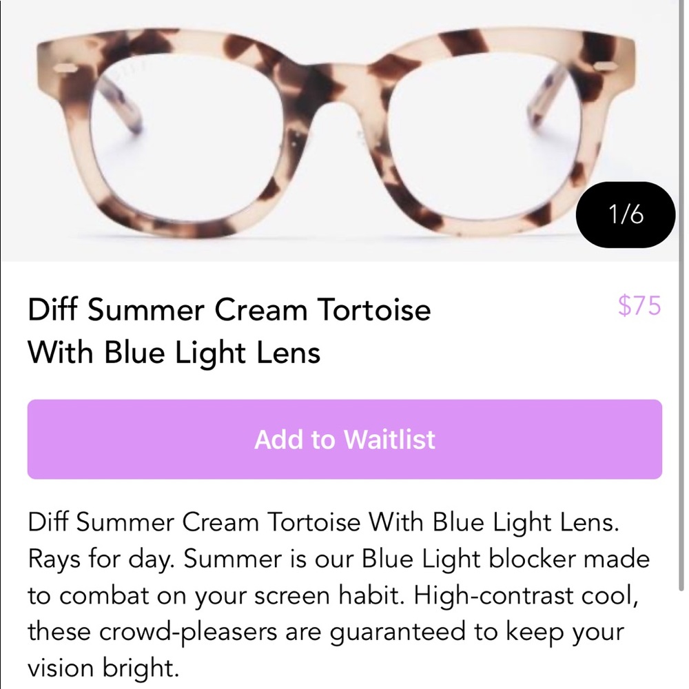 Diff Blue light glasses